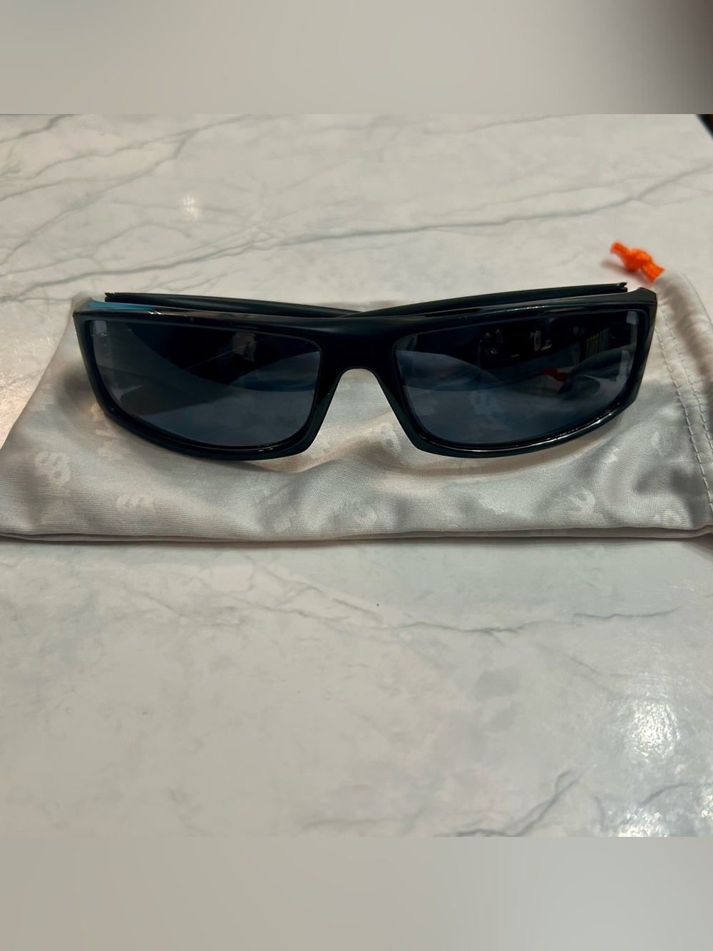 Men’s Spy Optic Cooper Wraparound Sunglasses, Glossy Black
